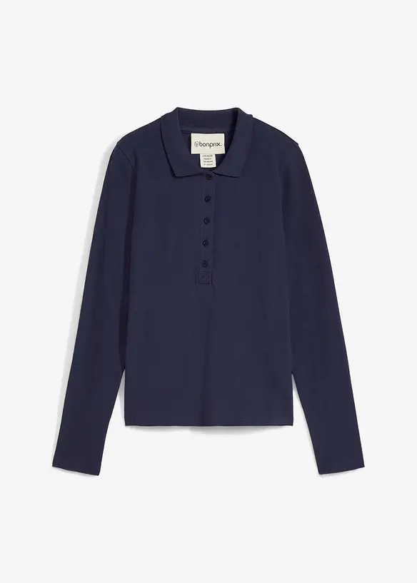 Pikétröja i bomull, bonprix