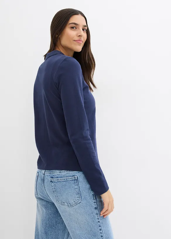 Pikétröja i bomull, bonprix