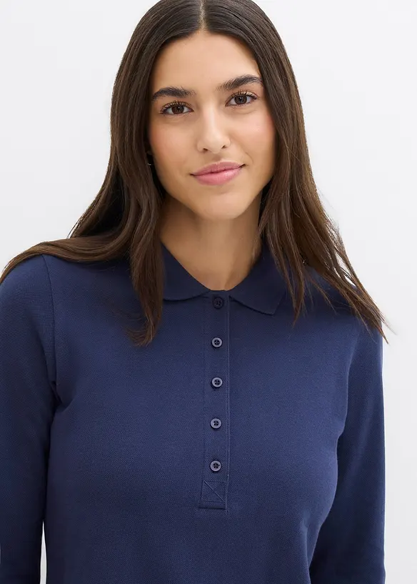 Pikétröja i bomull, bonprix