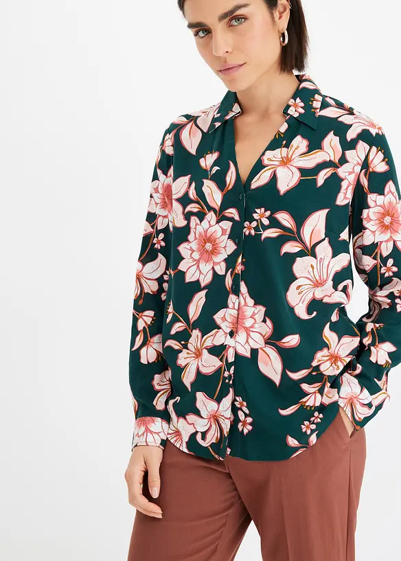 M&ouml;nstrad blus, bonprix