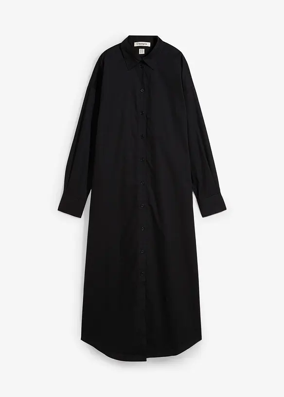 Skjortklänning i ren bomull, bonprix
