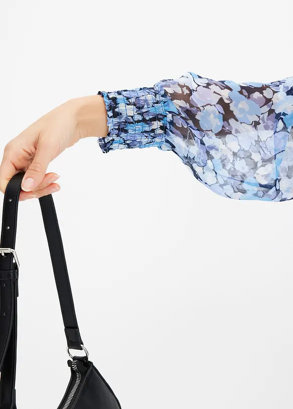 Mönstrad blus, bonprix