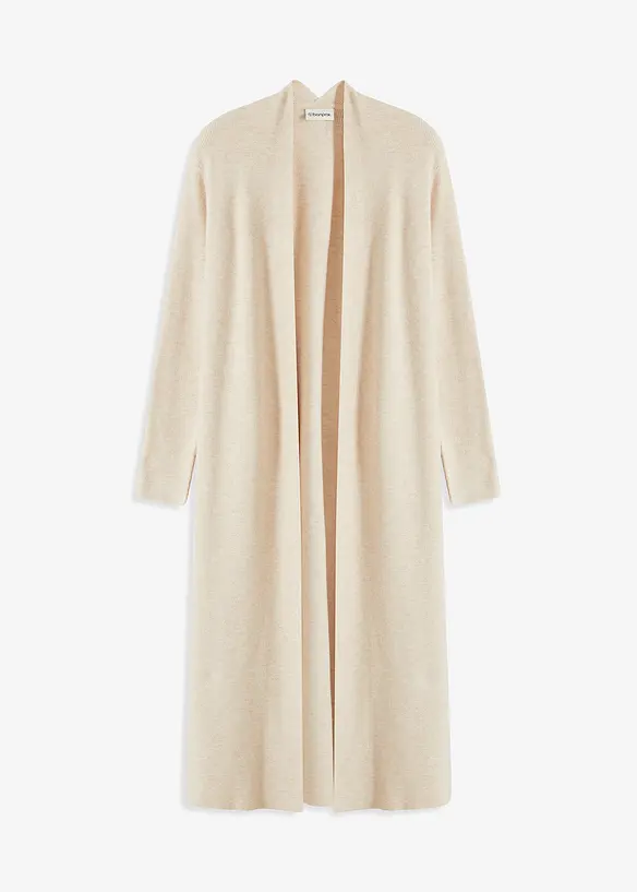 Lång cardigan med viskos, bonprix