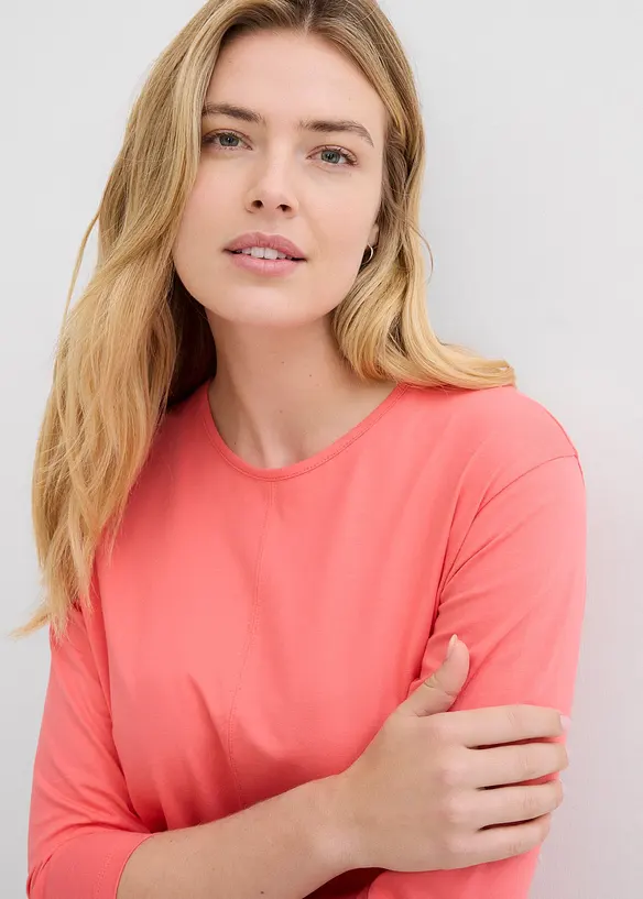 Boxy topp av ekologisk bomull, bonprix