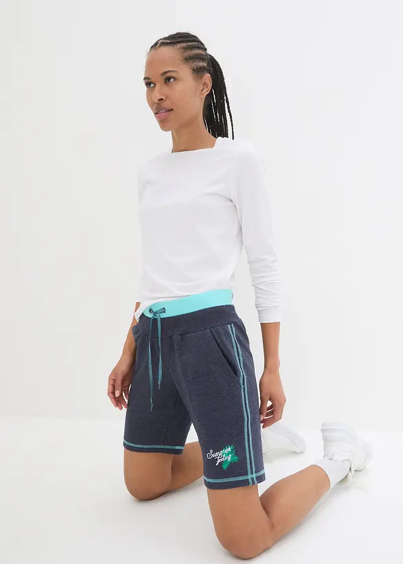 Trik&aring;shorts i bomullsmix, bonprix