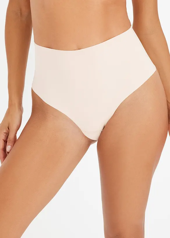 Sömlös stringtrosa med lätt formande effekt (2-pack), bonprix