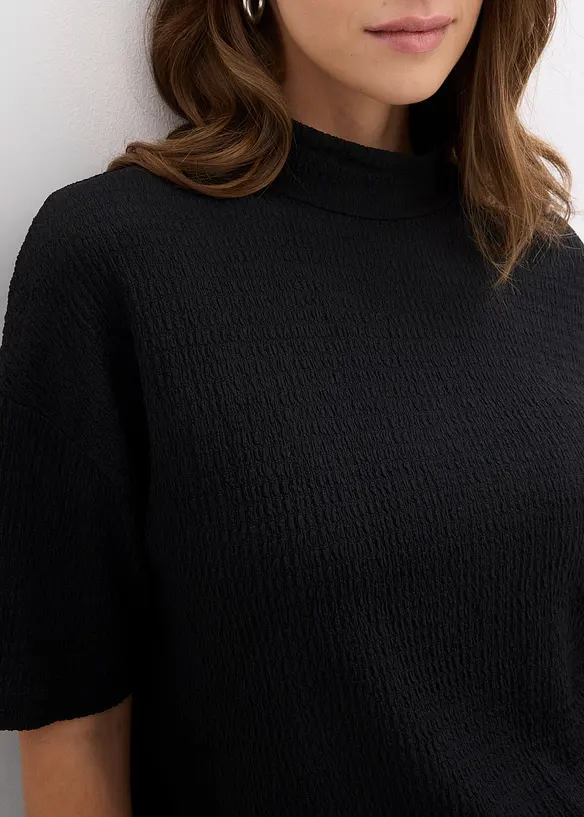 Cr&eacute;petopp med struktur, bonprix