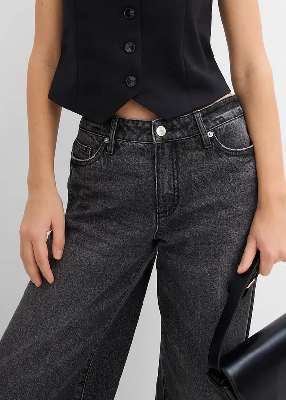 Kostymväst i kort modell, bonprix