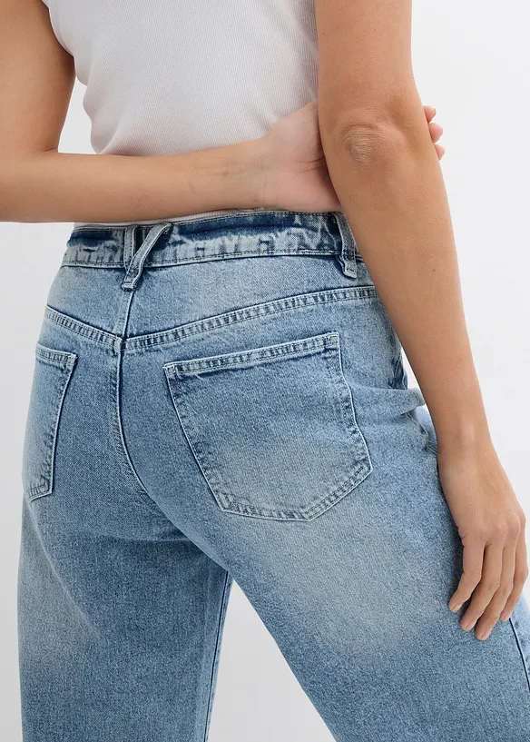 Vida jeans Mid Waist, Full Length, bonprix