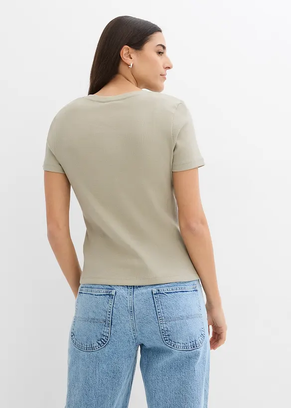 T-shirt i ren ekologisk bomull, bonprix