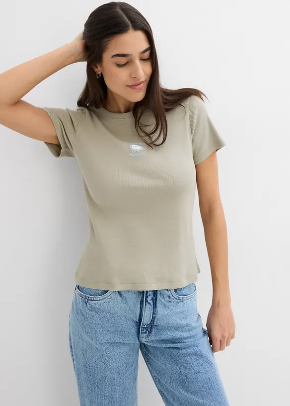 T-shirt i ren ekologisk bomull, bonprix