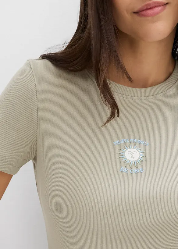 T-shirt i ren ekologisk bomull, bonprix