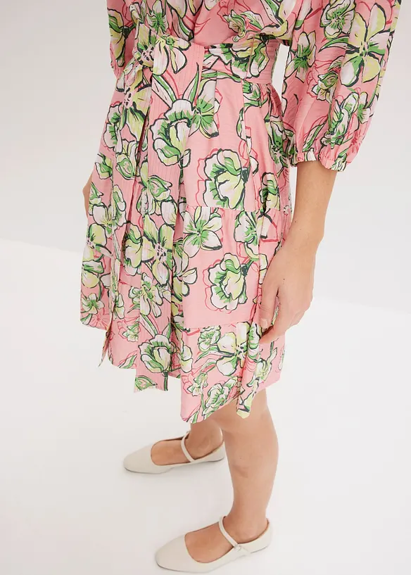 Miniklänning i mjuk viskosmix, bonprix