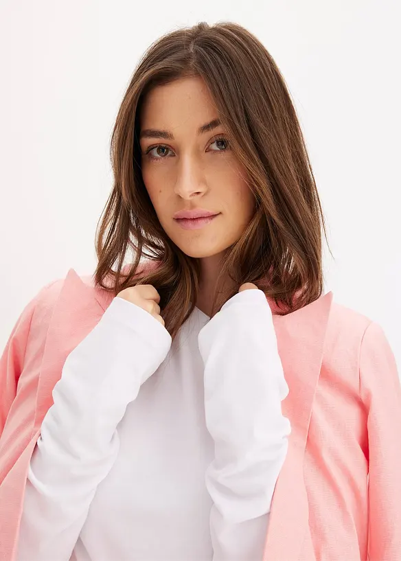 Off-shoulder-topp med rynkning, bonprix