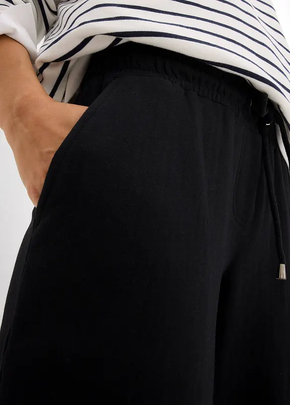 Trik&aring;bermudas med uppvikta benslut, bonprix