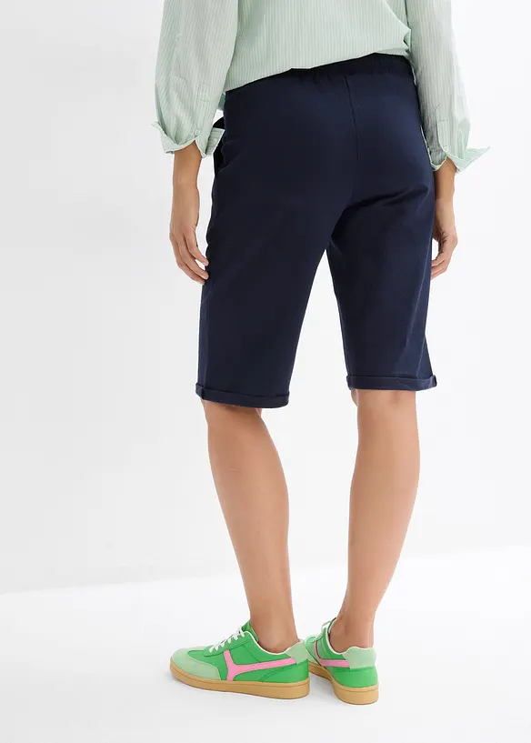 Trikåbermudas med uppvikta benslut, bonprix