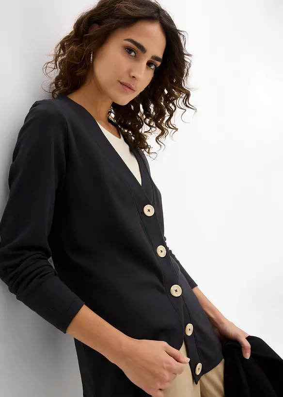 Cardigan av ren ekologisk bomull, bonprix