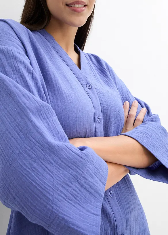 Blusklänning i muslin, bonprix