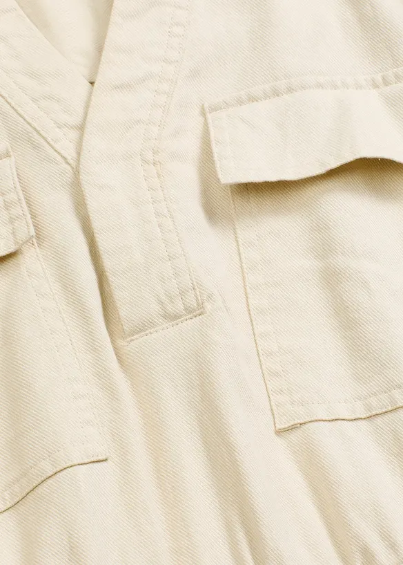 Skjortkl&auml;nning i midil&auml;ngd, bonprix