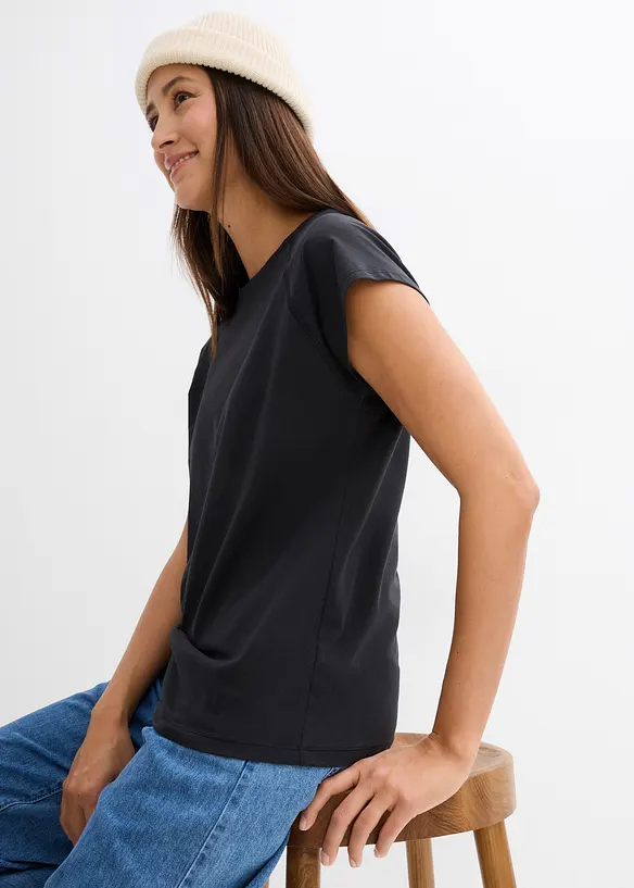 T-shirt i ren ekologisk bomull, bonprix