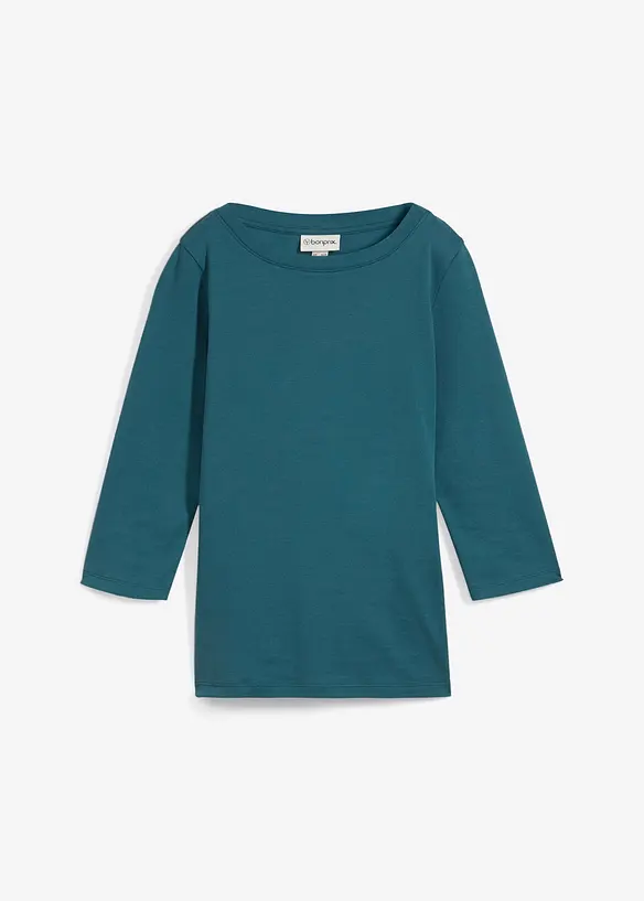T-shirt i tjockt material av ekologisk bomull, bonprix