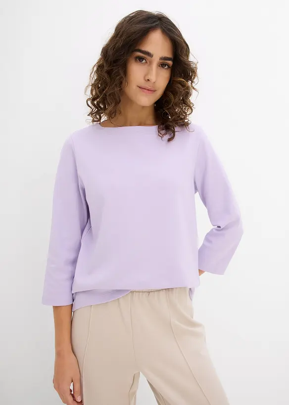 T-shirt i tjockt material av ekologisk bomull, bonprix