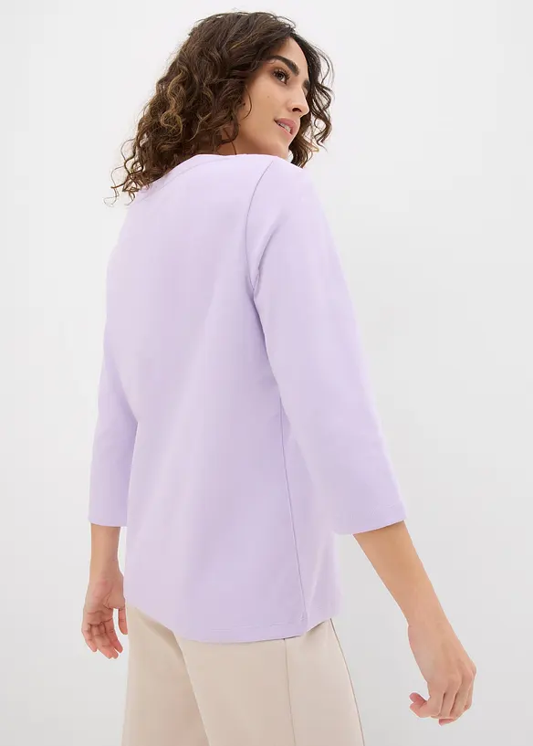 T-shirt i tjockt material av ekologisk bomull, bonprix