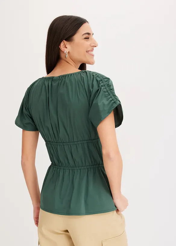 Blustopp med rynk, bonprix