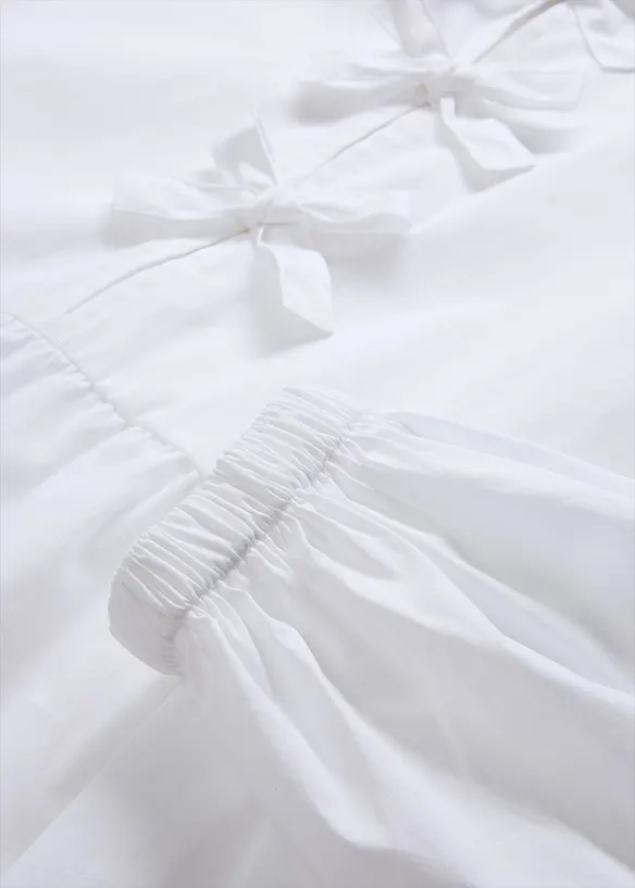 Blus med rosetter, bonprix