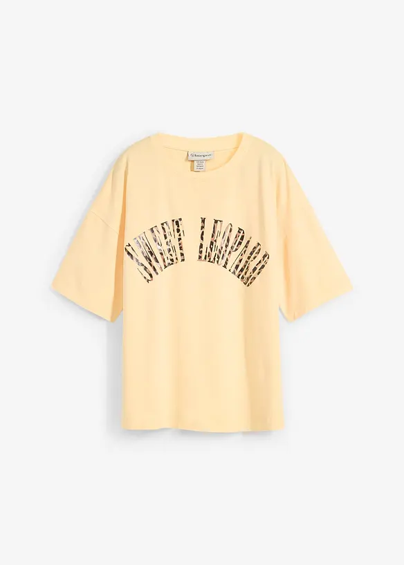 T-shirt i oversizemodell av tunn jersey, bonprix