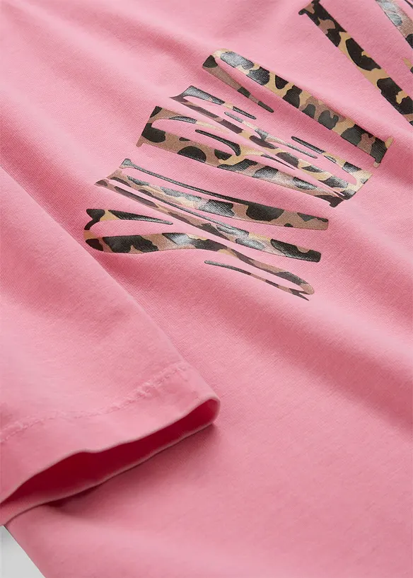 T-shirt i oversizemodell av mjuk bomullsmix, bonprix