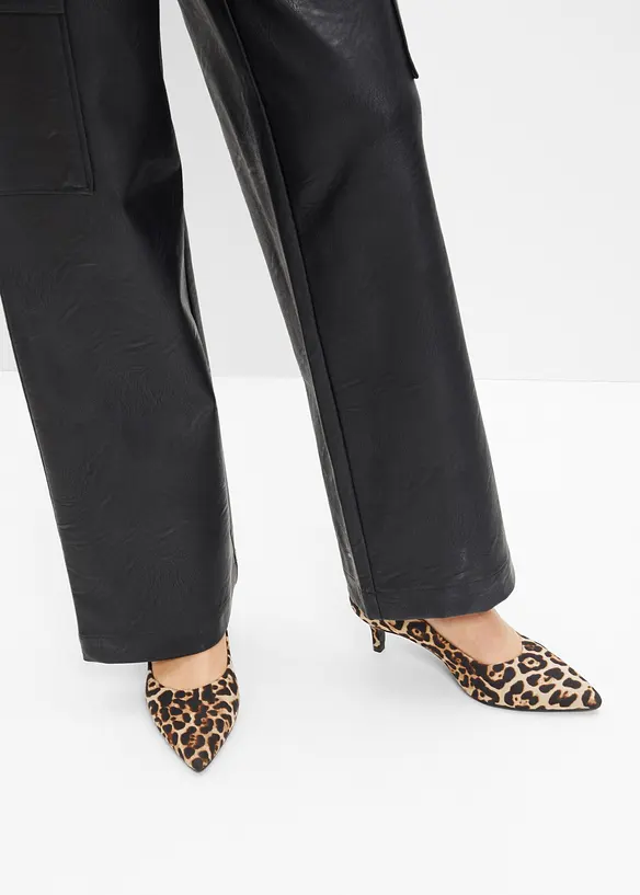 Pumps med leopardm&ouml;nster, bonprix