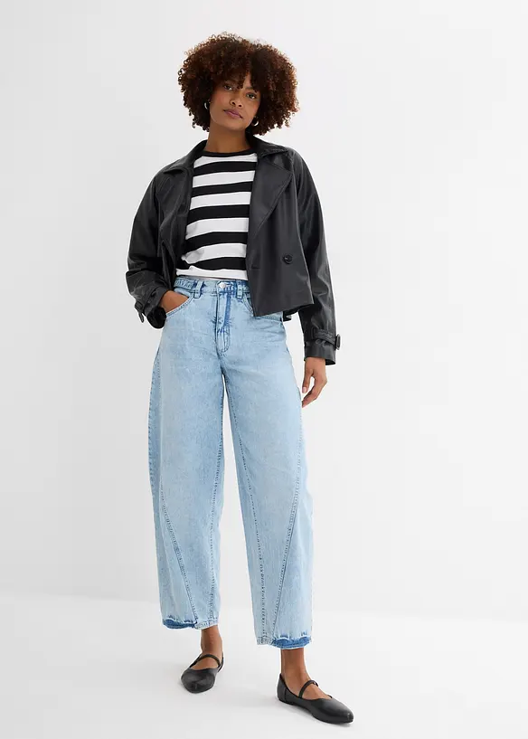 Ballongjeans, Mid Waist, bonprix