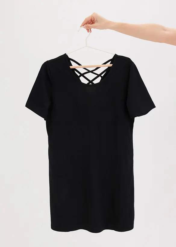 Nattlinne med ringad rygg, bonprix