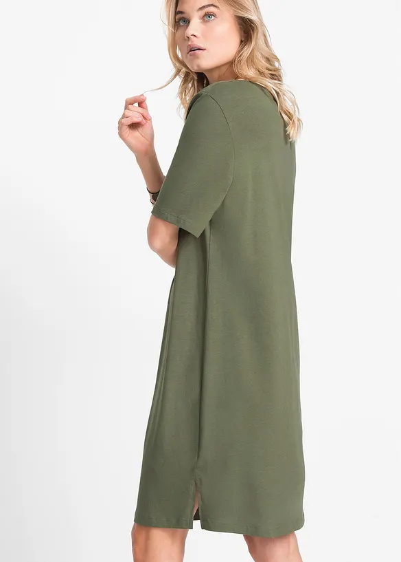 Jerseyklänning i oversizemodell, bonprix