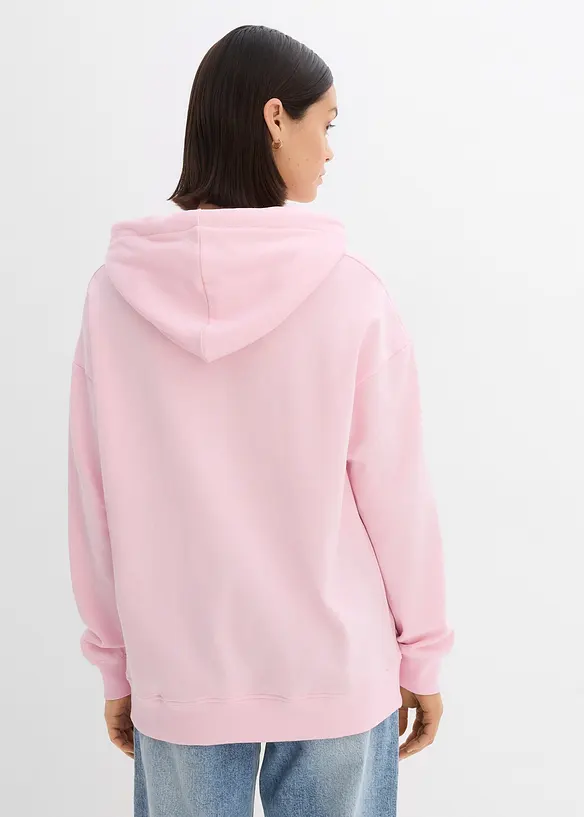 Sweatshirt i oversizemodell med huva, bonprix