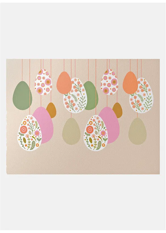 D&ouml;rrmatta med p&aring;skmotiv, bonprix