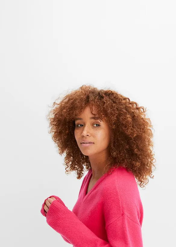 Stickad tr&ouml;ja i oversizemodell, bonprix