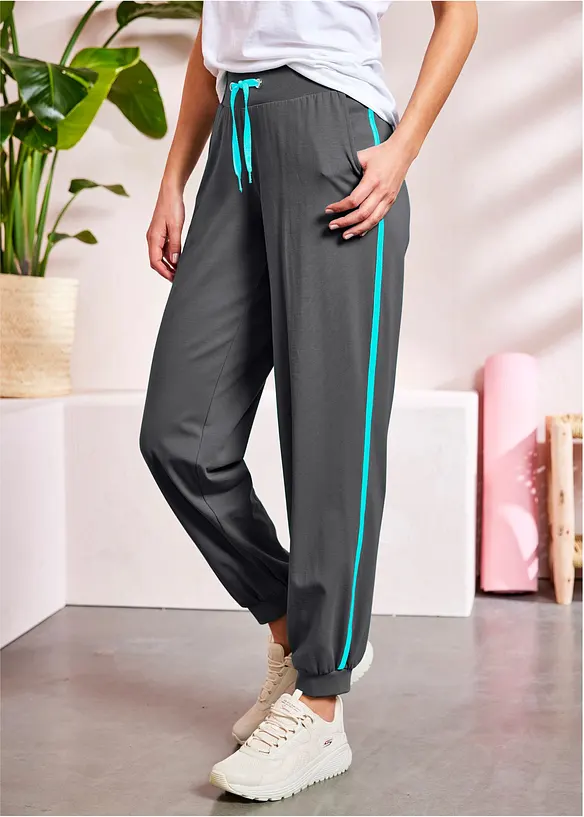 Joggingbyxa i bomullsmix, bonprix