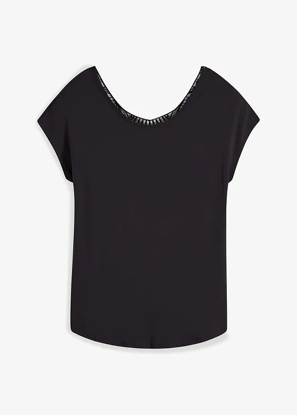 Topp med virkad infällning, bonprix