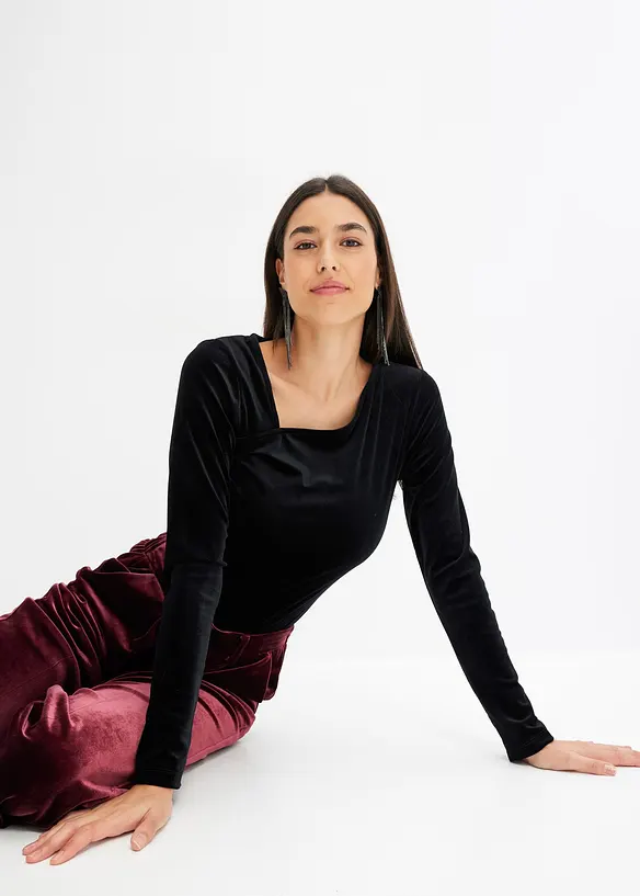 Topp av mjuk sammet, bonprix