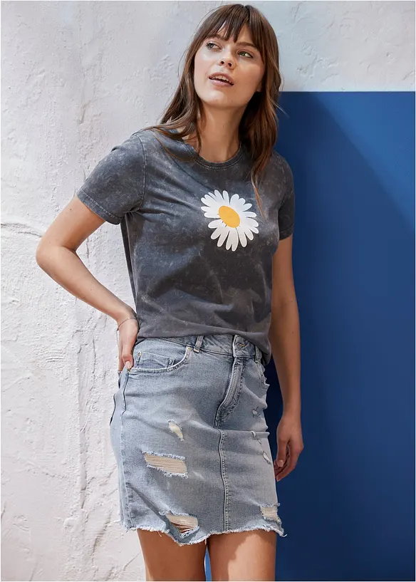 T-shirt i ren ekologisk bomull, bonprix