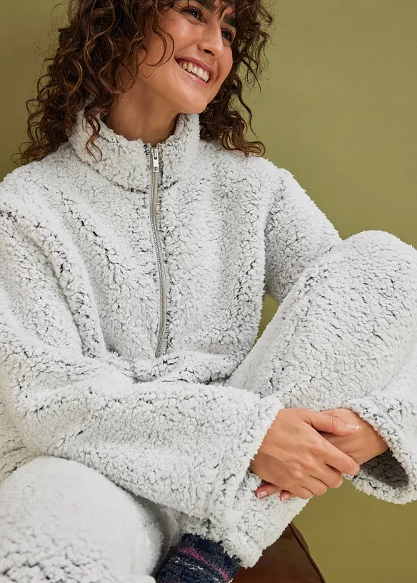 Mysdräkt i teddyfleece, bonprix