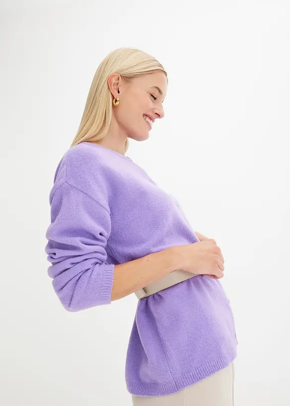 Finstickad cardigan, bonprix