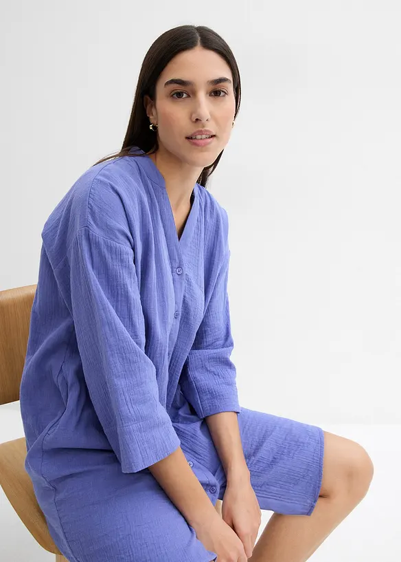 Blusklänning i muslin, bonprix