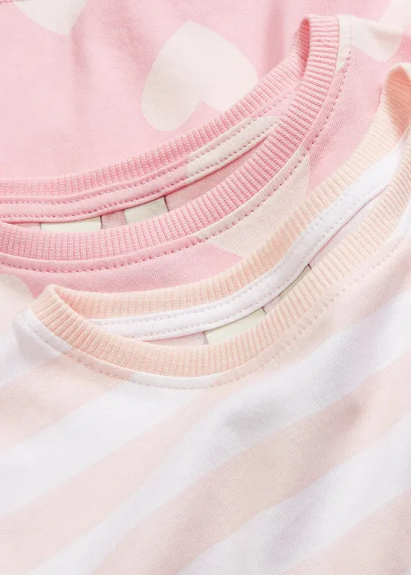 Pyjamas med ekologisk bomull för barn (4 delar), bonprix