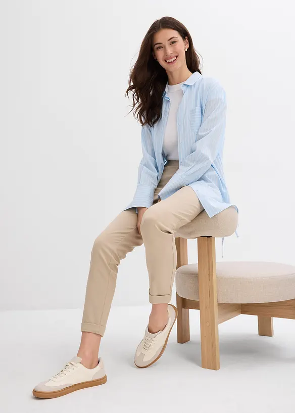 Chinos i viskosmix, bonprix