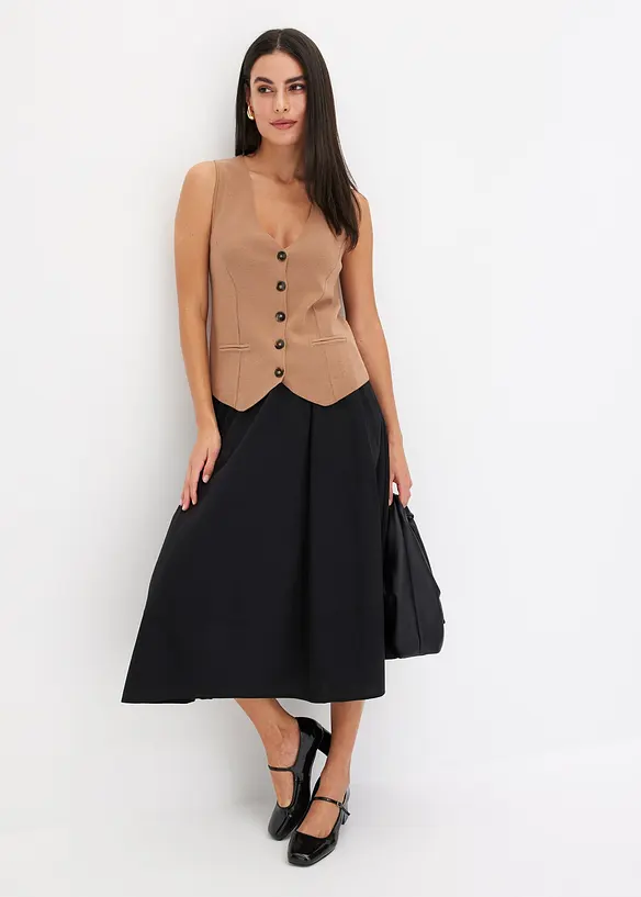 Stickad v&auml;st, bonprix