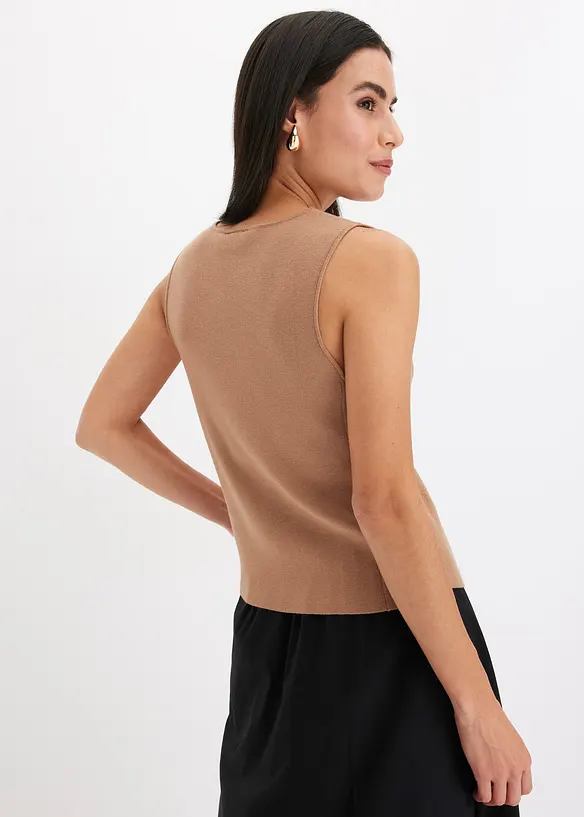 Stickad v&auml;st, bonprix