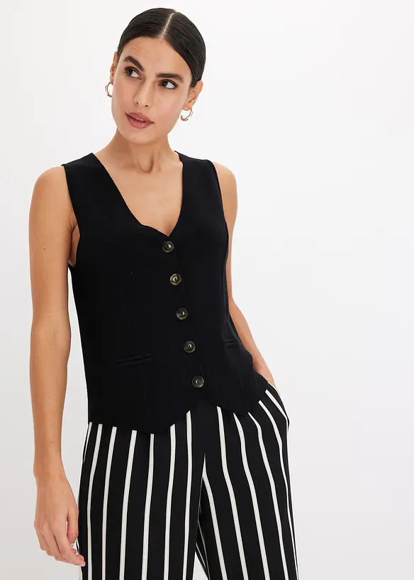 Stickad väst, bonprix